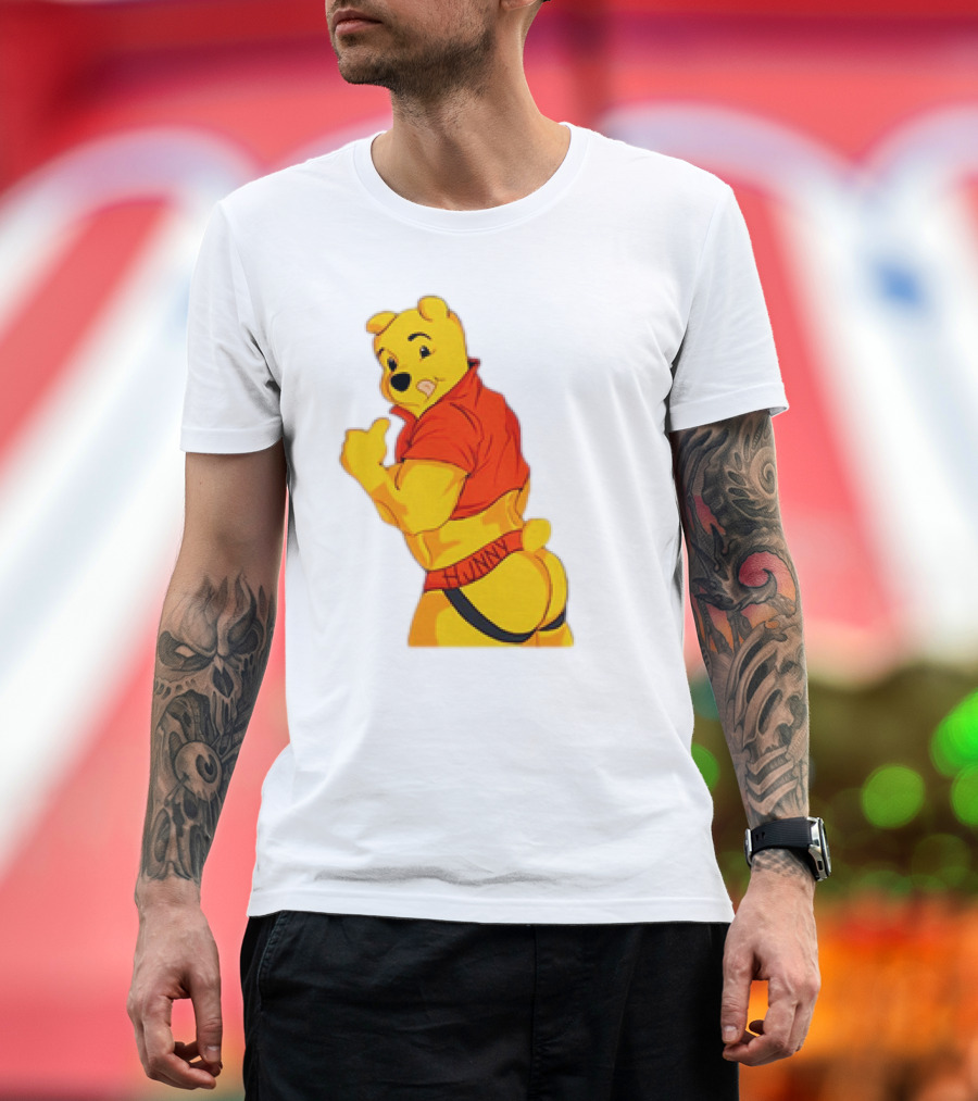 Buff Winnie The Pooh Meme Thicc Winnie T-Shirt