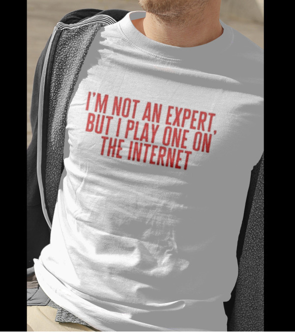I'm Not An Expert But I Play One On The Internet T-Shirt