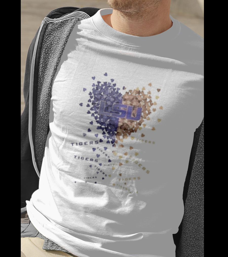 LSU Tigers Heart Of Passion In Purple And Gold T-Shirt