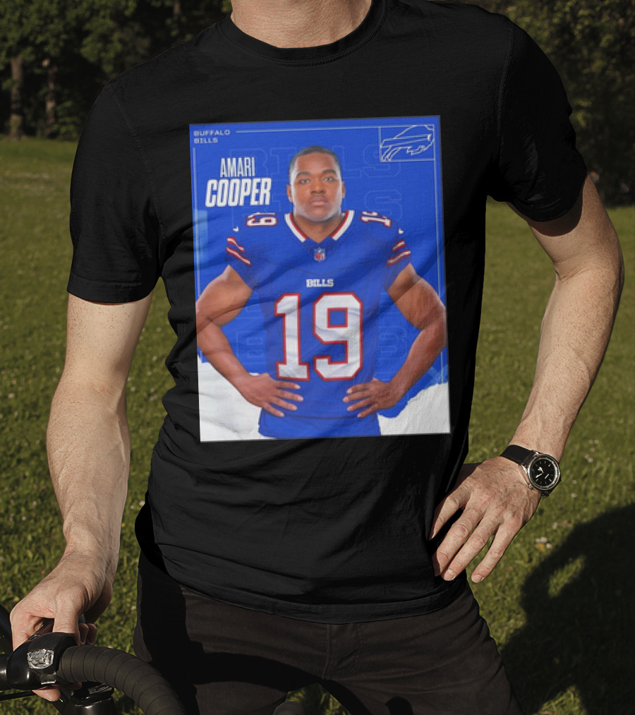 Amari Cooper Buffalo Bills NFL Football Player Card T-Shirt