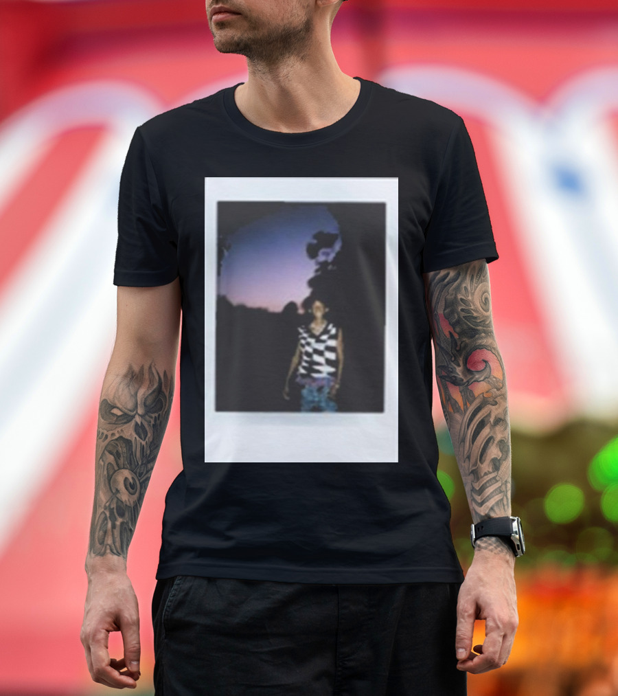 Jaden Smith 2024 Case Study Of The Long Term Effects Of Young Love Twilight Scene Striped T-Shirt