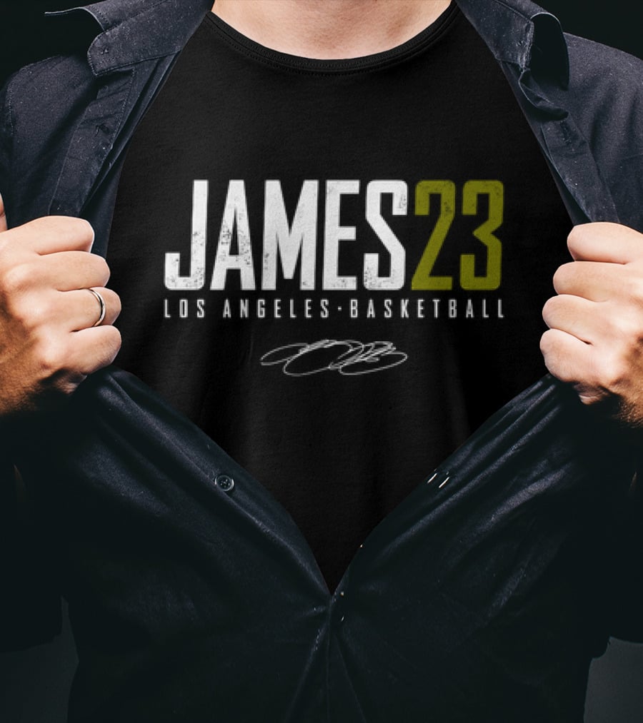 LeBron James Los Angeles Basketball James23 Signature T-Shirt