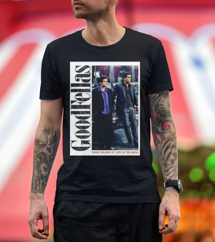 Goodfellas Three Decades Of Life In The Mafia Shoe Palace X Back Lookout T-Shirt