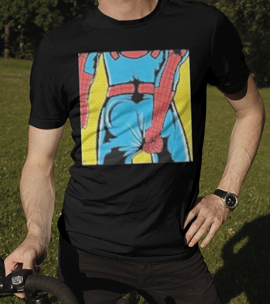 Spider-Man Suit Tightness Issue Visual Pop T-Shirt