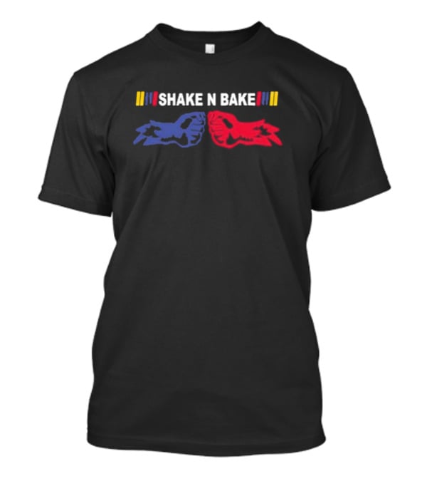 Shake N Bake Racing Hands Clap Colors Nascar T-Shirt