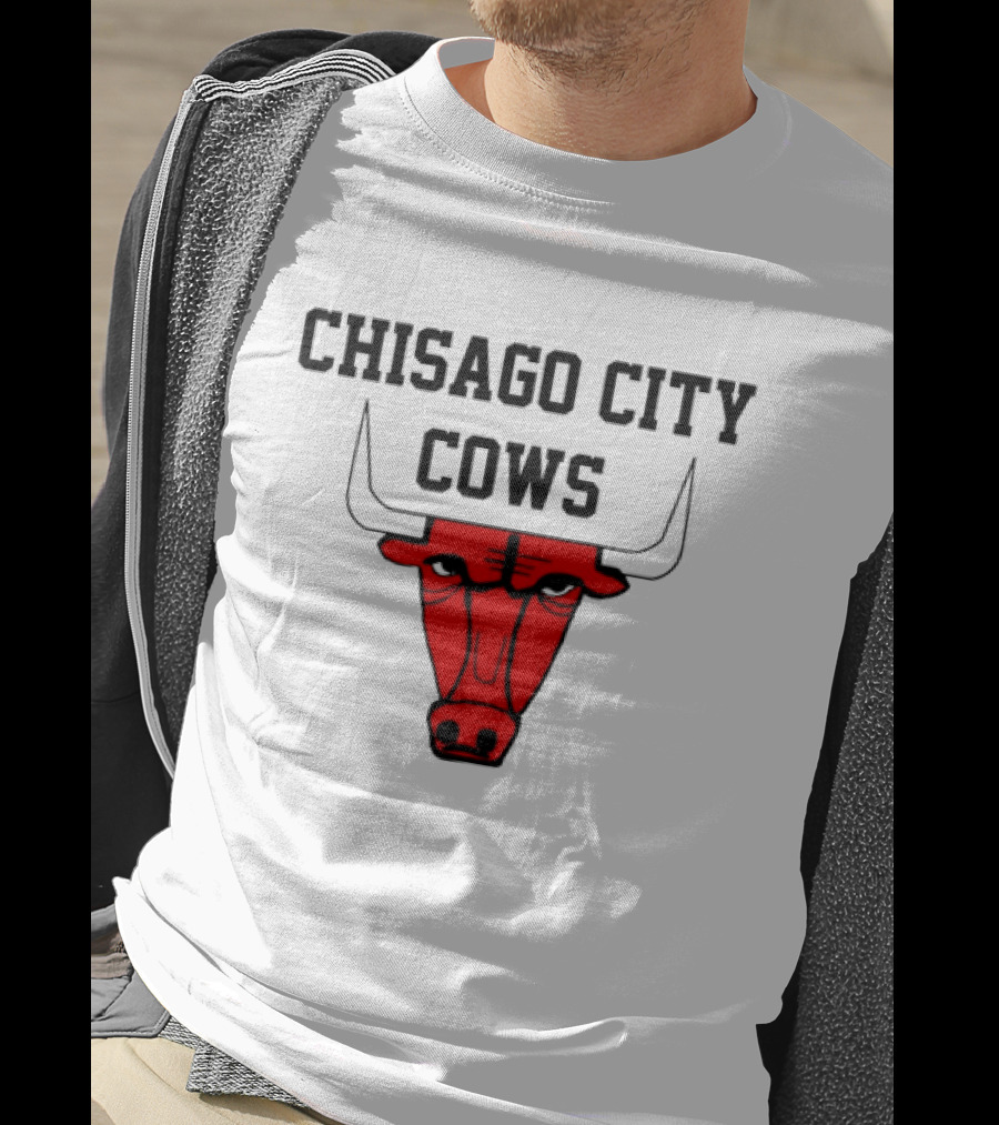 Chisago City Cows Red Bull Head T-Shirt