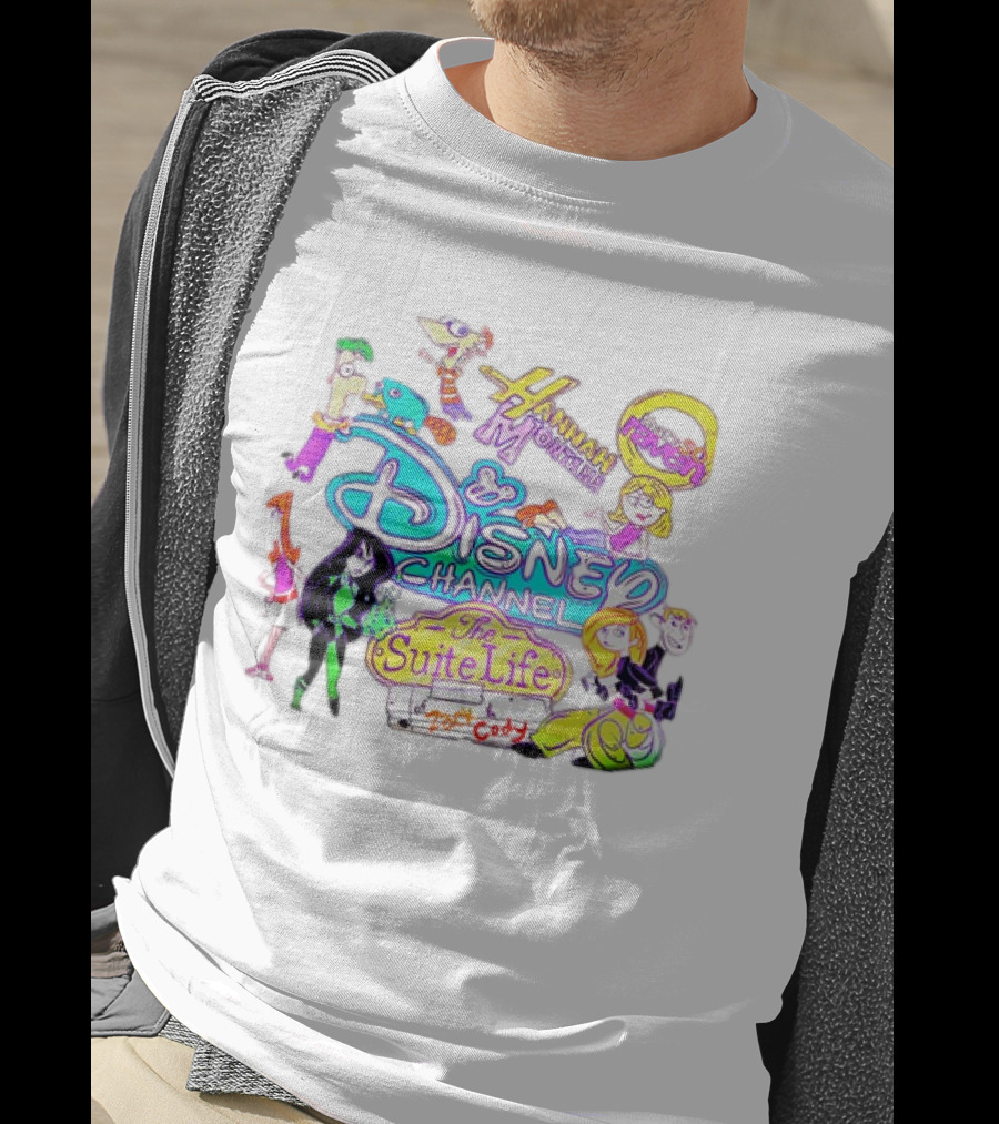 Disney Channel The Suite Life That’s So Raven Hannah Montana Kim Possible Phineas And Ferb T-Shirt