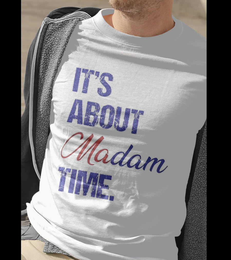 It’s About Madam Time Blue Red Vintage T-Shirt