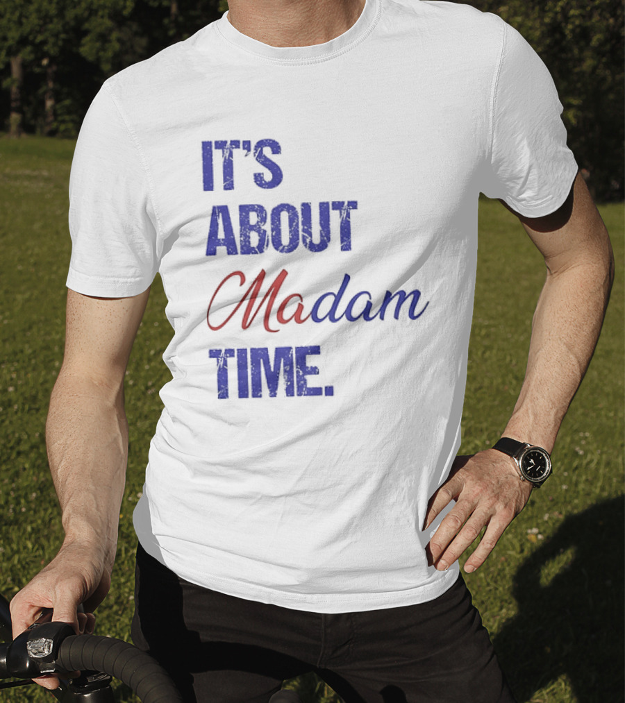 It’s About Madam Time Blue Red Vintage T-Shirt