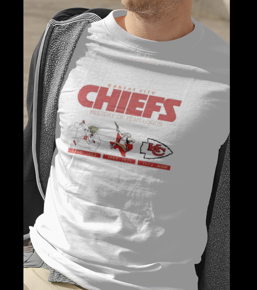 Kansas City Chiefs History 1960-1962 1963-1971 1972-Now Team T-Shirt