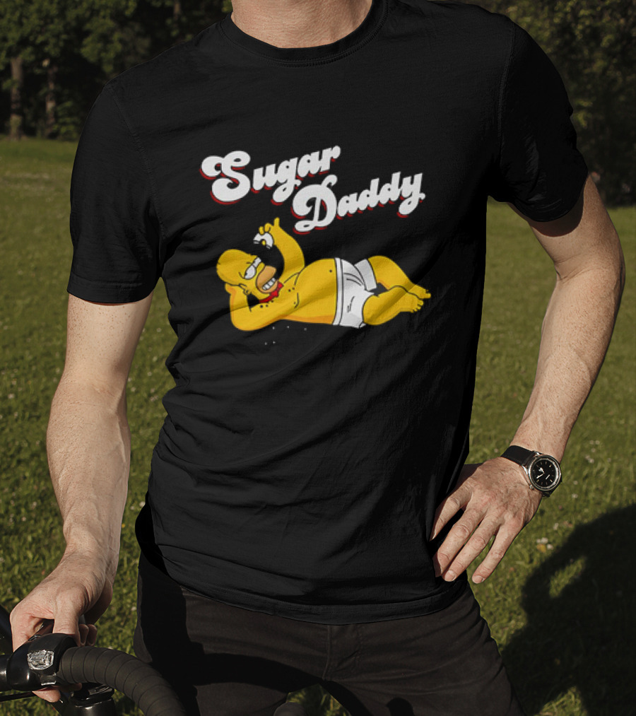 Homer Simpson Sugar Daddy The Simpsons Iconic Pose T-Shirt