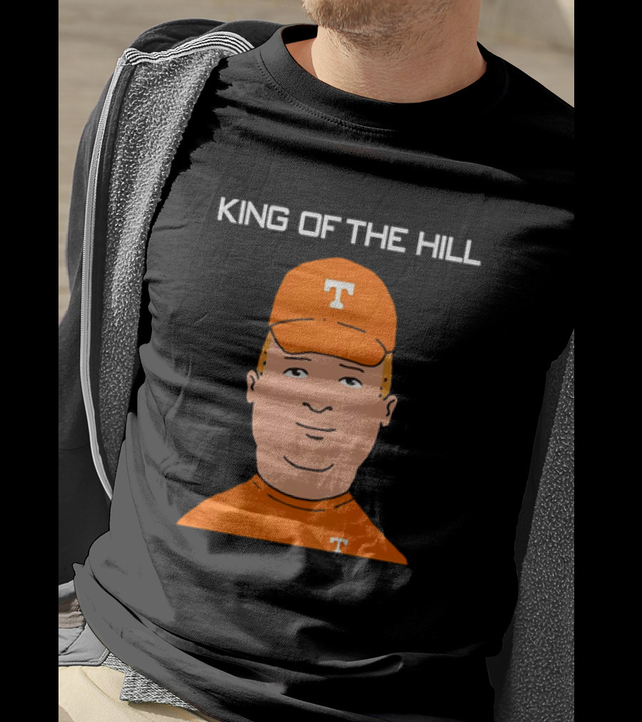 Tennessee Volunteers King Of The Hill T Logo Cartoon T-Shirt