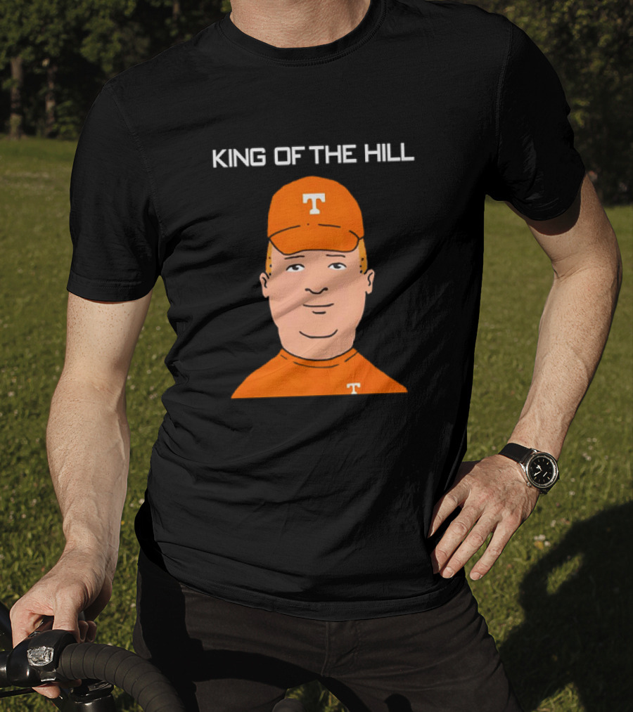 Tennessee Volunteers King Of The Hill T Logo Cartoon T-Shirt