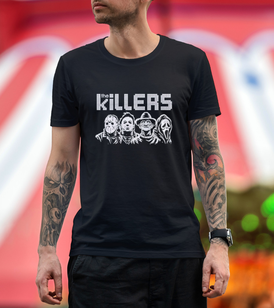 The Killers Jason Michael Freddy Ghostface Horror Slasher Villains T-Shirt