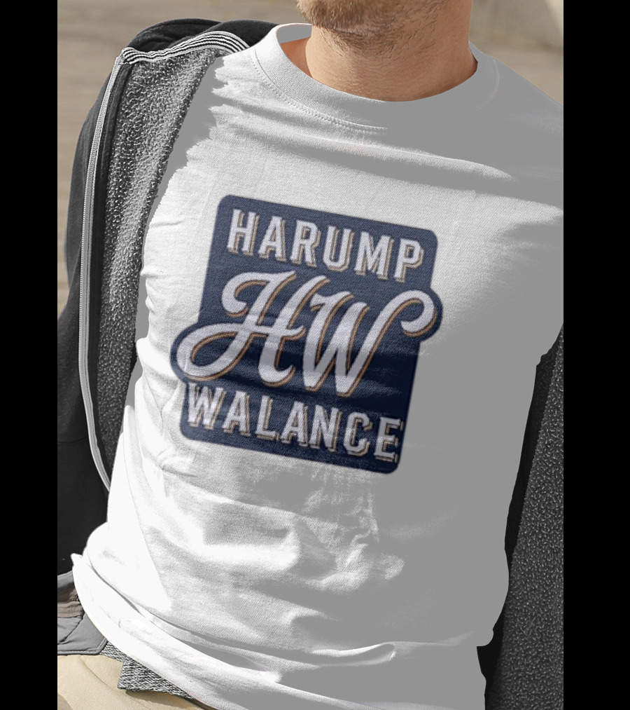 HW Harump Walance Block Font T-Shirt