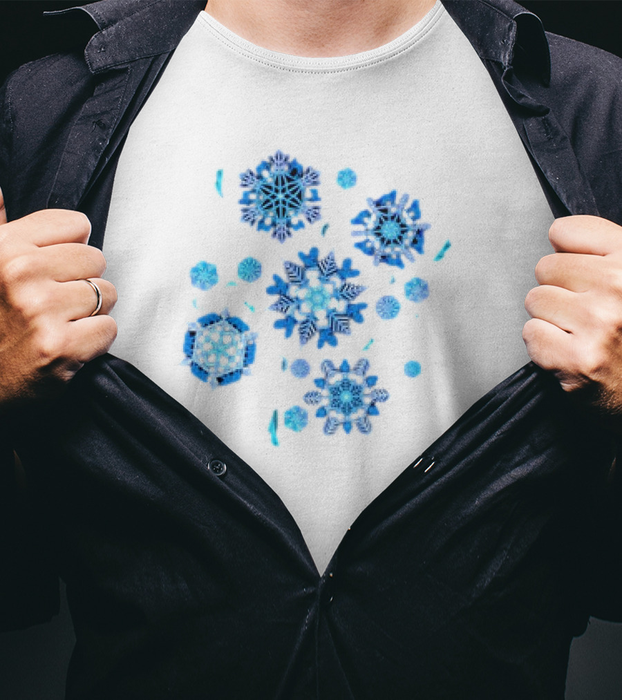 Merry Menagerie Animal Kingdom’s Puppets Retro Snowflakes T-Shirt