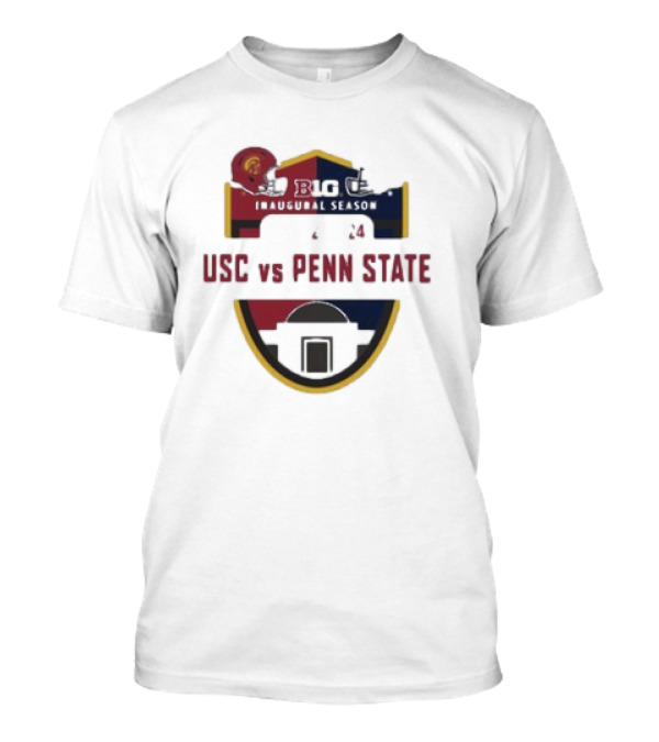 USC Vs Penn State Big 10 Inaugural Season Football 2024 Helmet Matchup October 12 T-Shirt