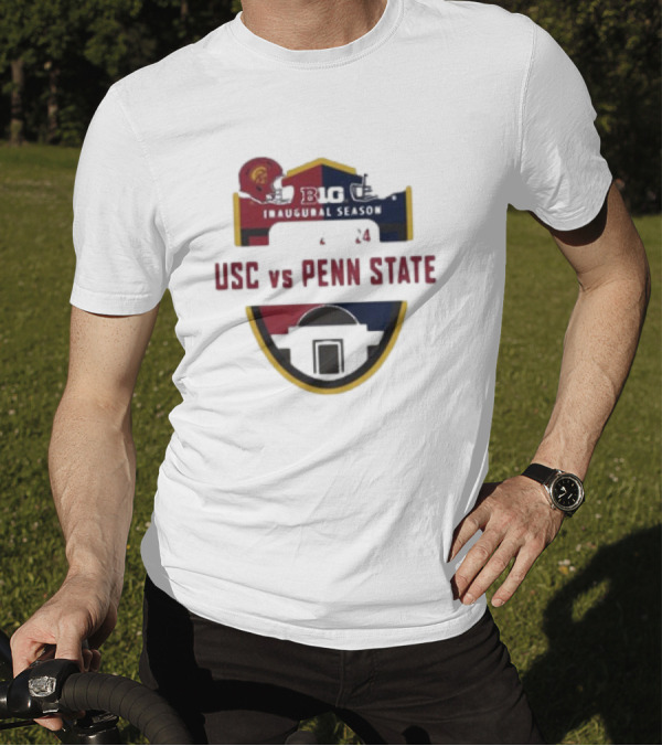 USC Vs Penn State Big 10 Inaugural Season Football 2024 Helmet Matchup October 12 T-Shirt