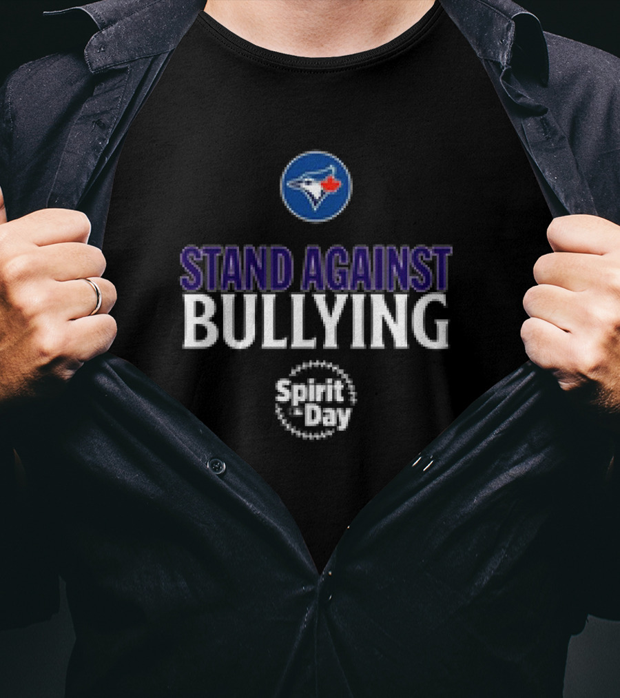 Toronto Blue Jays Stand Against Bullying Spirit Day T-Shirt