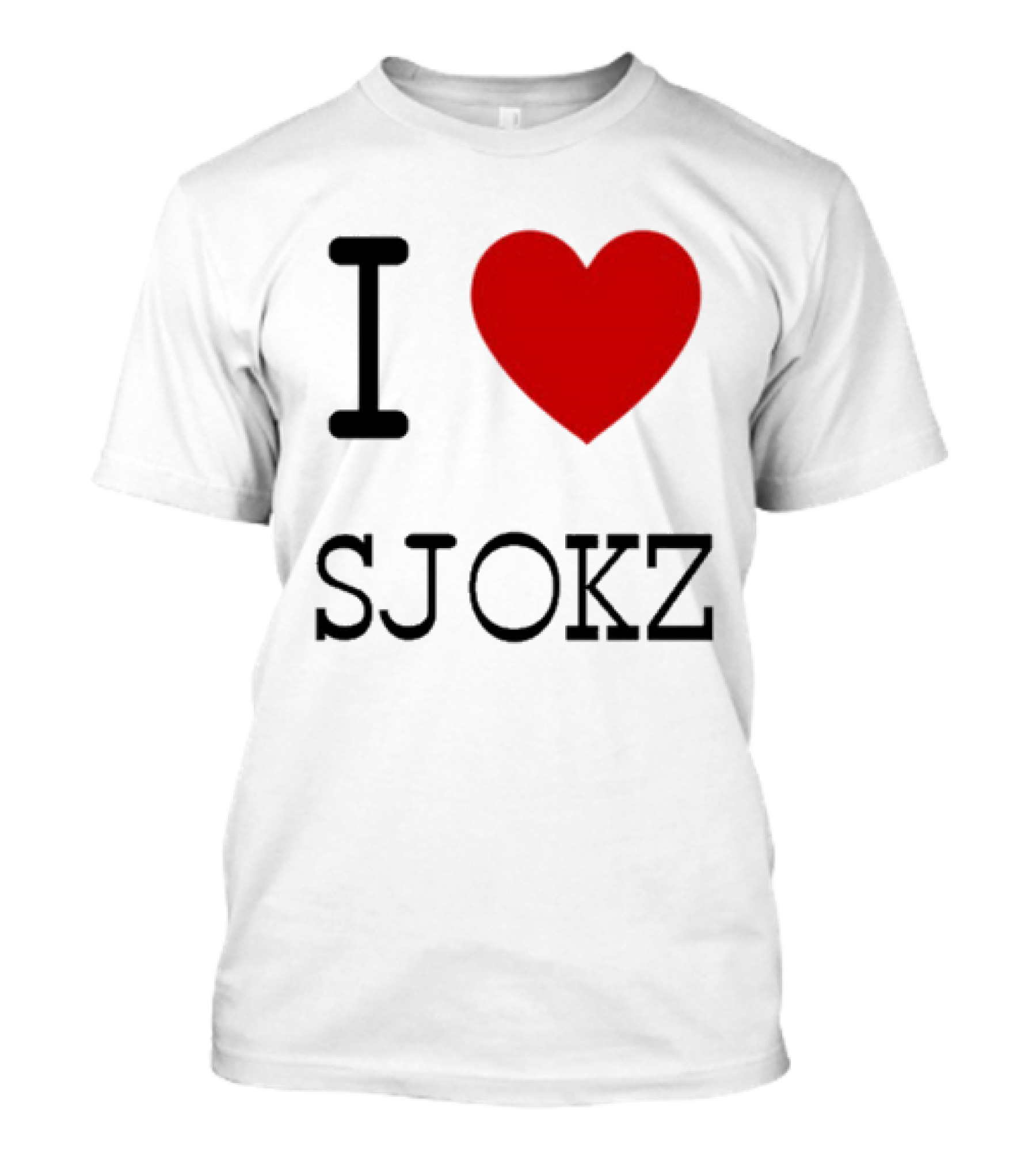 I Love Sjokz Fan T-Shirt Celebrating Popular Presenter T-Shirt
