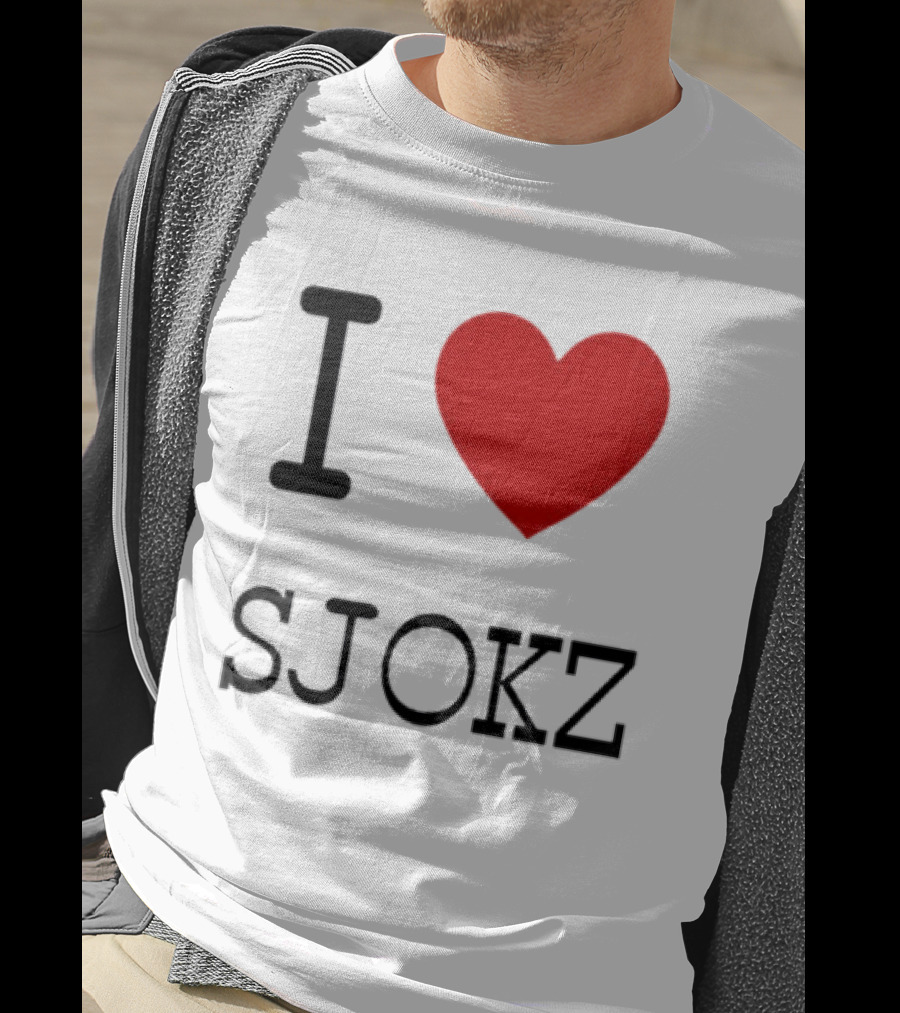 I Love Sjokz Fan T-Shirt Celebrating Popular Presenter T-Shirt