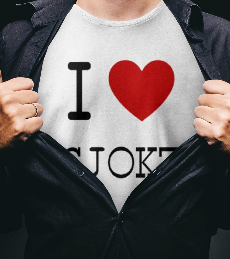 I Love Sjokz Fan T-Shirt Celebrating Popular Presenter T-Shirt