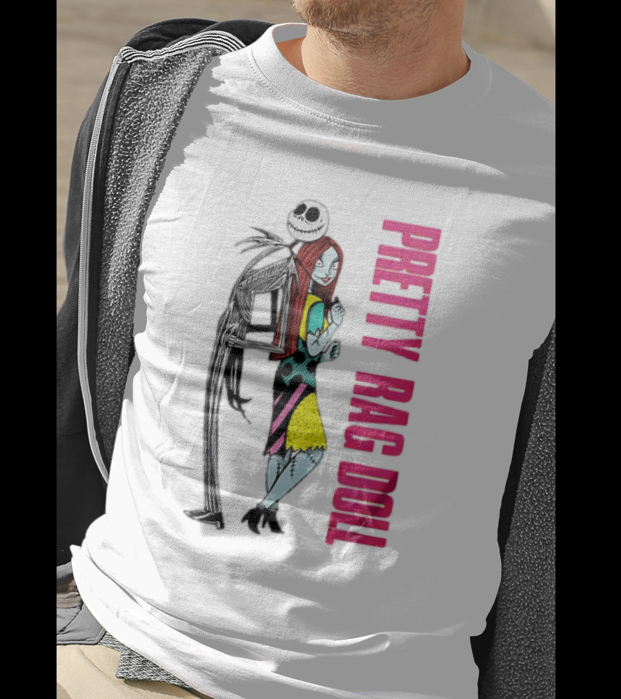 Jack And Sally Pretty Rag Doll Pretty Woman T-Shirt