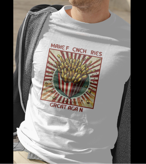 MagaDonalds Make French Fries Great Again Retro T-Shirt