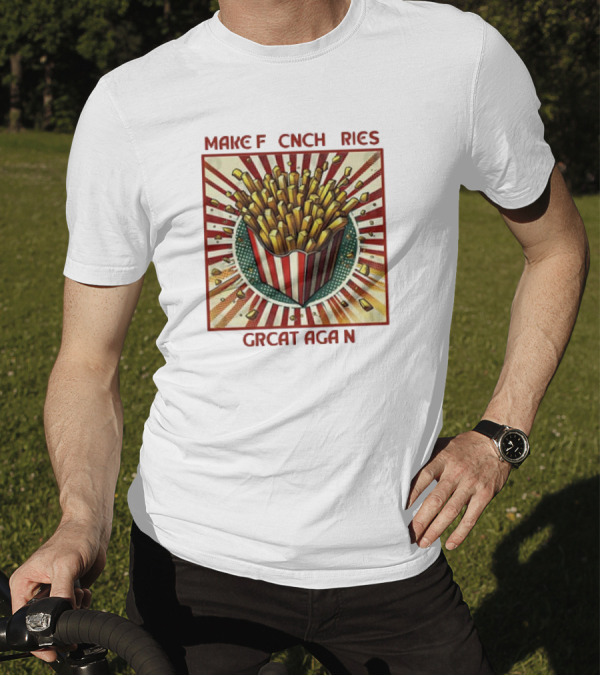 MagaDonalds Make French Fries Great Again Retro T-Shirt