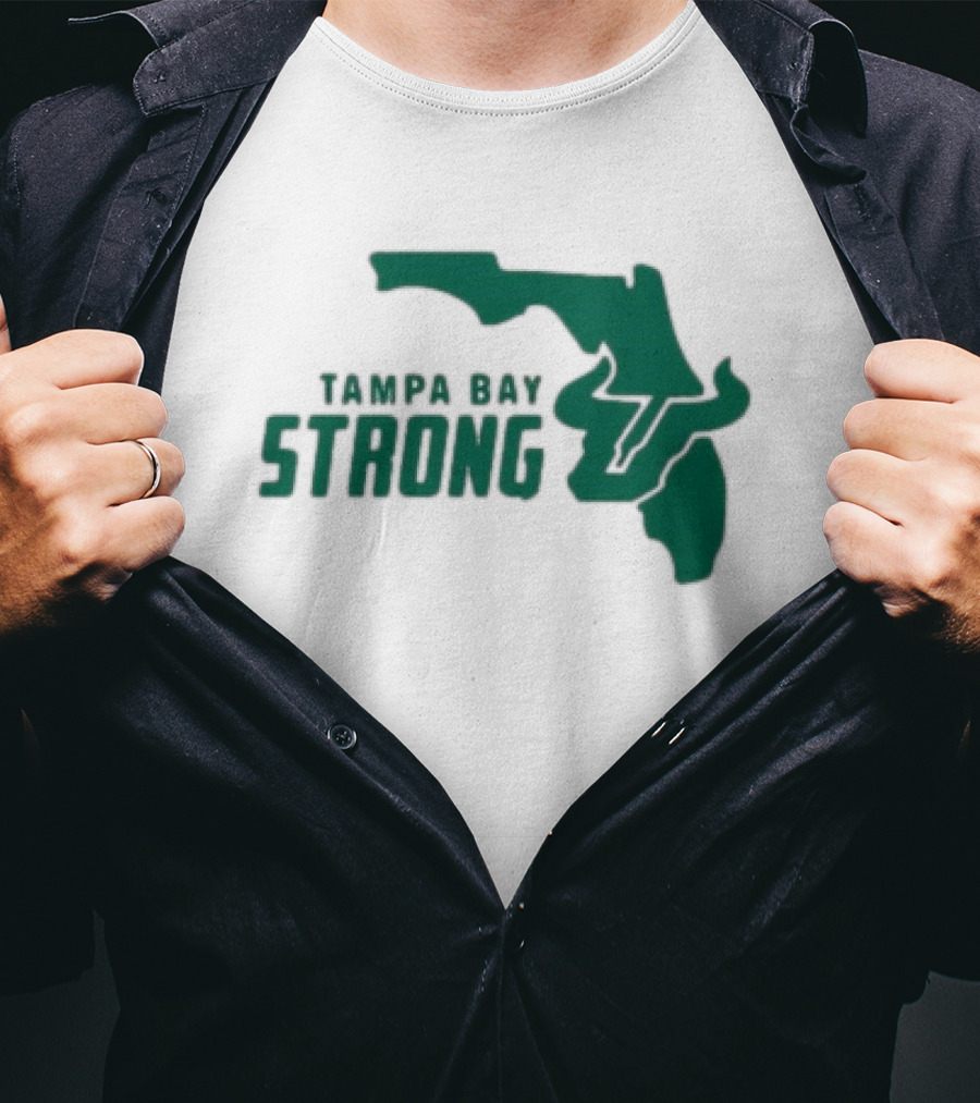 Tampa Bay Strong South Florida Bulls Hurricane Relief T-Shirt