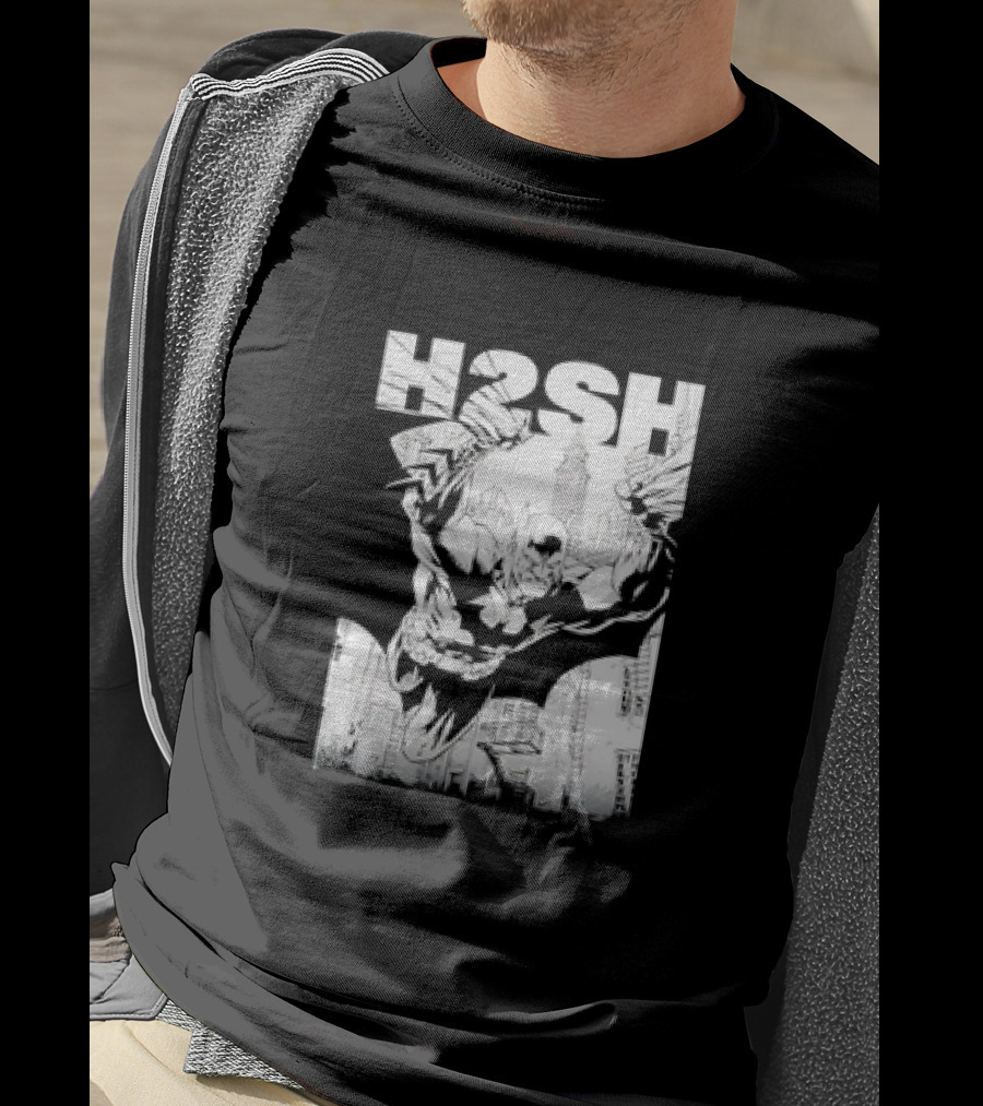 Batman Hush Jim Lee Scott Williams Retro Batman Gotham Skyline T-Shirt