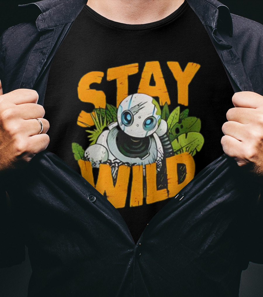 Stay Wild Roz The Wild Robot Jungle Adventure T-Shirt