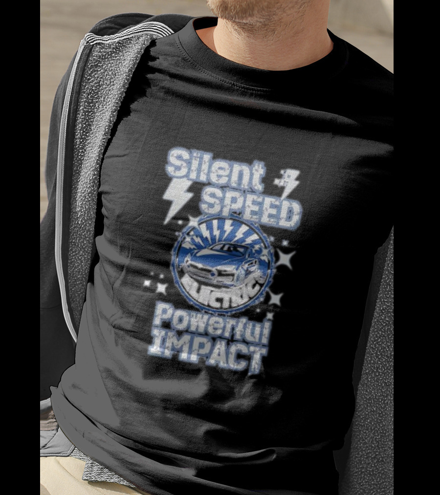Silent Speed Electric Powerful Impact Car Driver T-Shirt