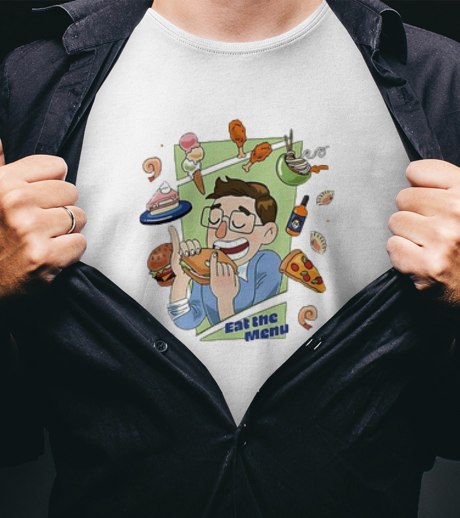 Keith's Food Bounty: Eat The Menu Cartoon Adventure T-Shirt
