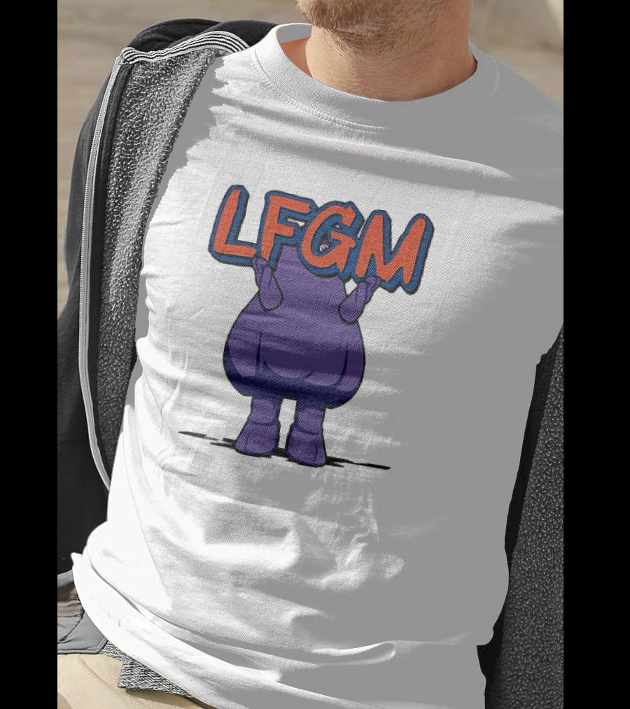 Grimace Holding LFGM Sign T-Shirt