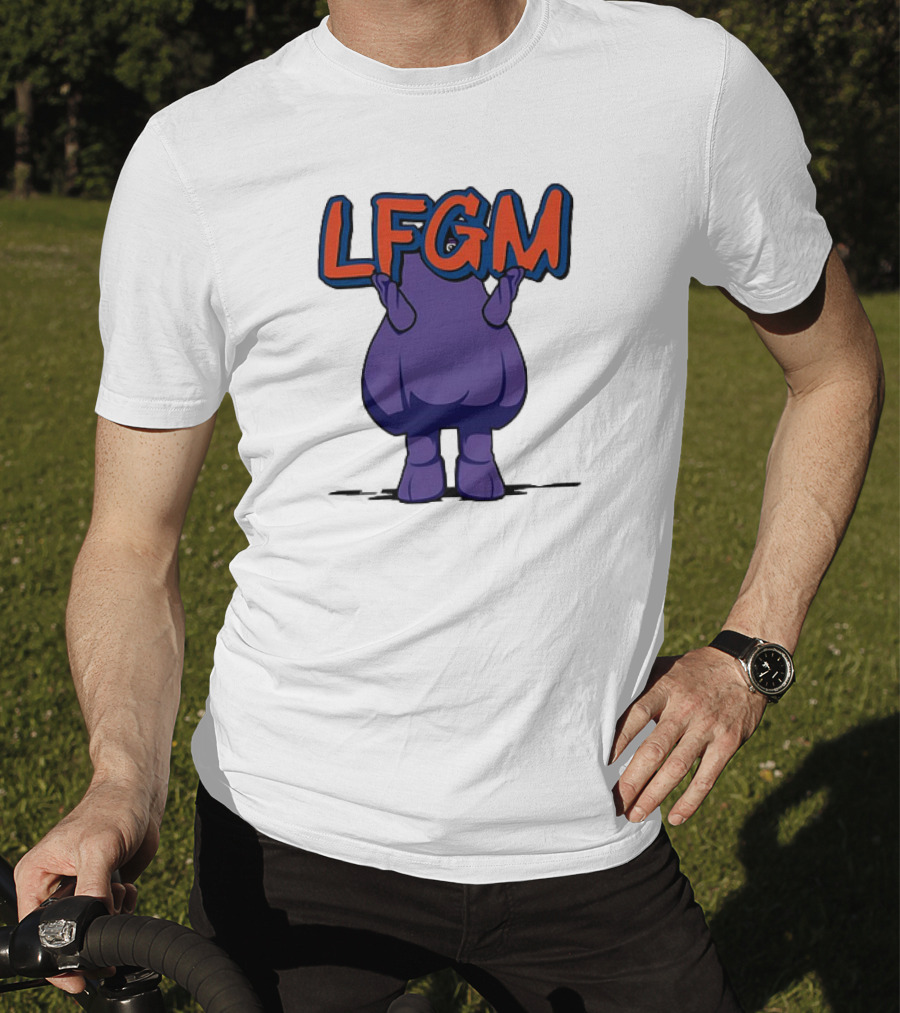 Grimace Holding LFGM Sign T-Shirt