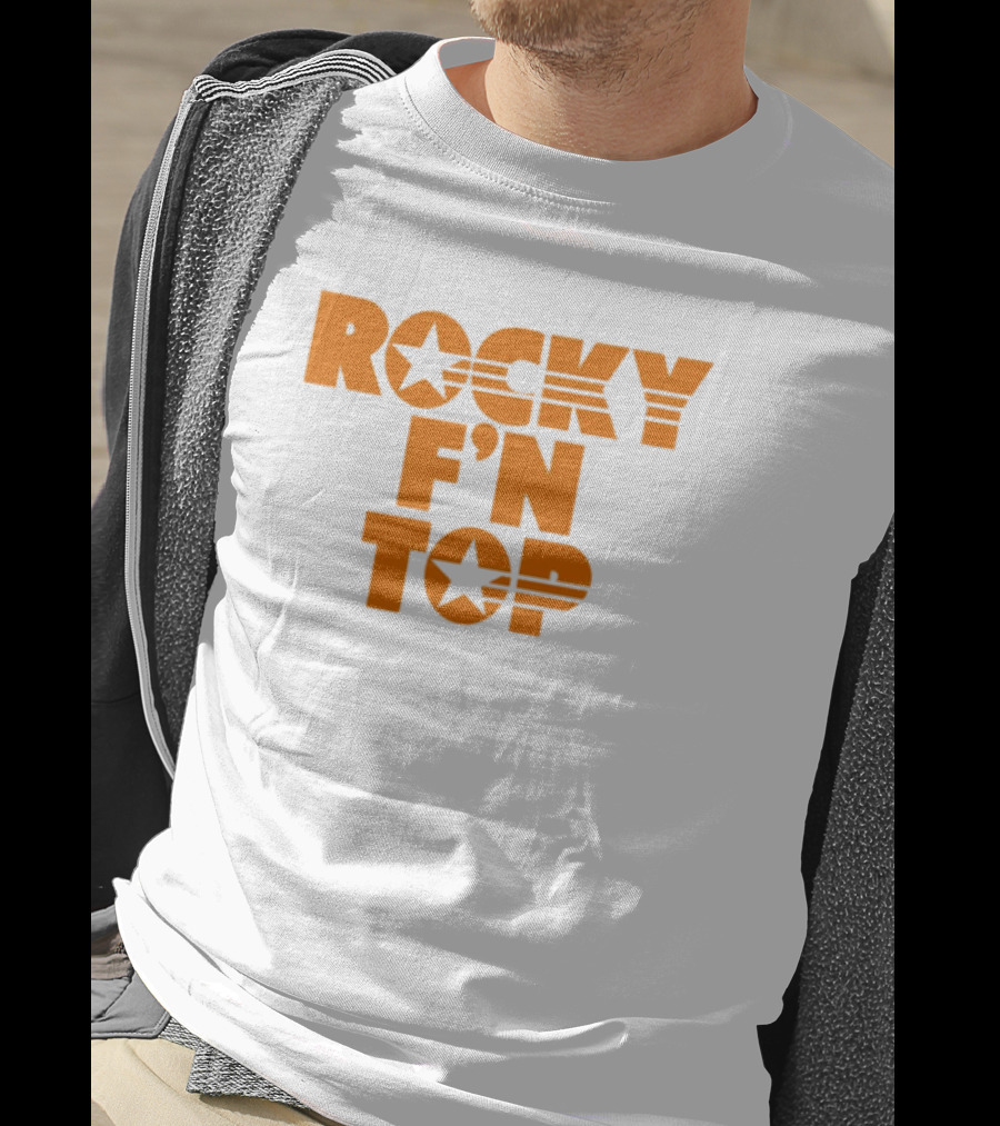 Tennessee Volunteers Basketball Rocky F’n Top Star Stripes T-Shirt