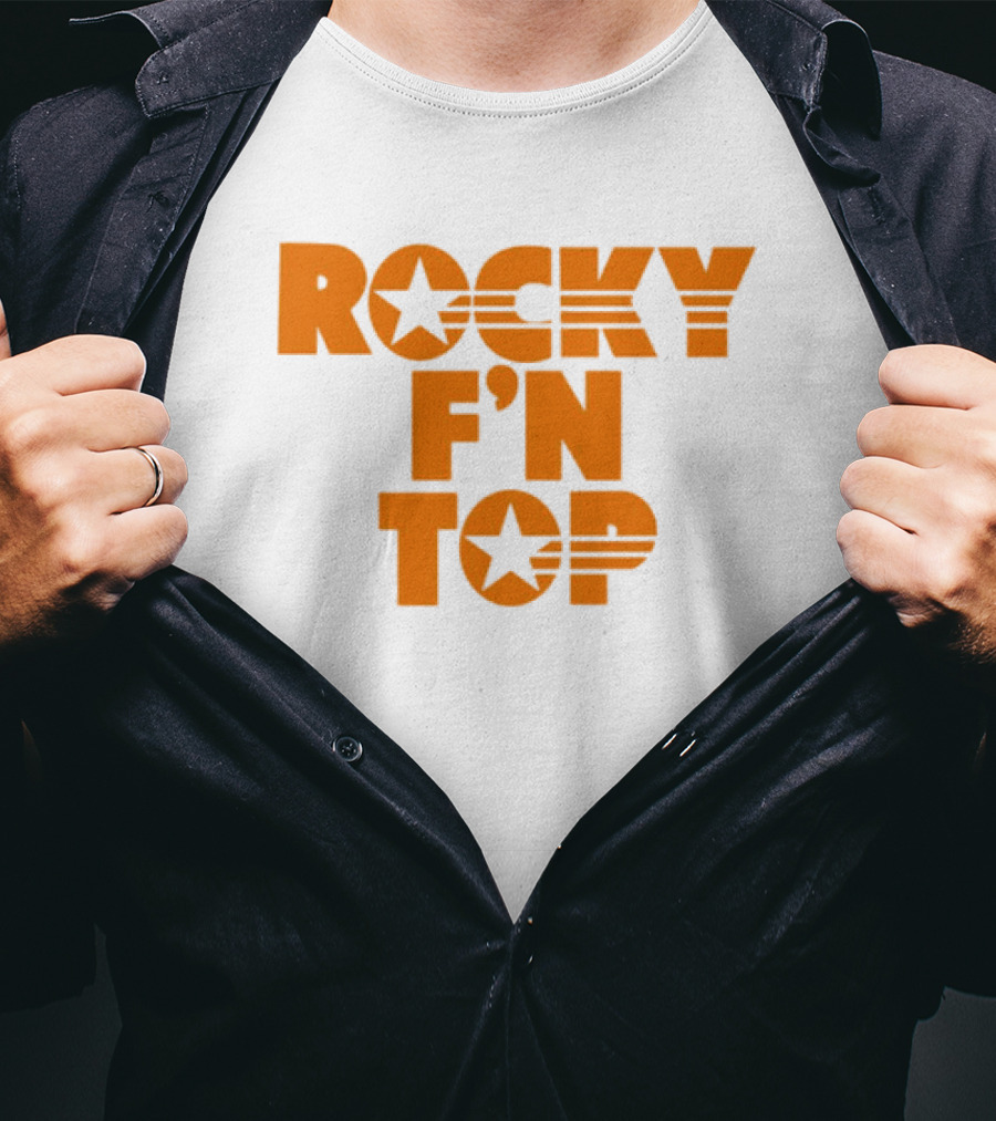 Tennessee Volunteers Basketball Rocky F’n Top Star Stripes T-Shirt