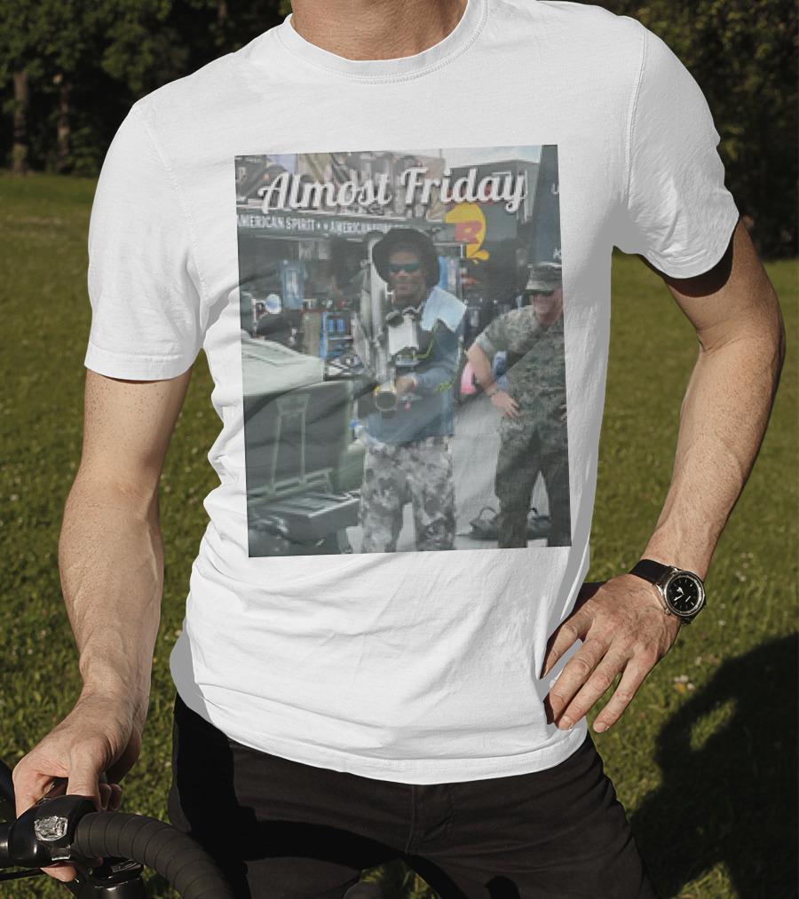 Almost Friday Rocket Launcher Fun Lamar Jackson T-Shirt