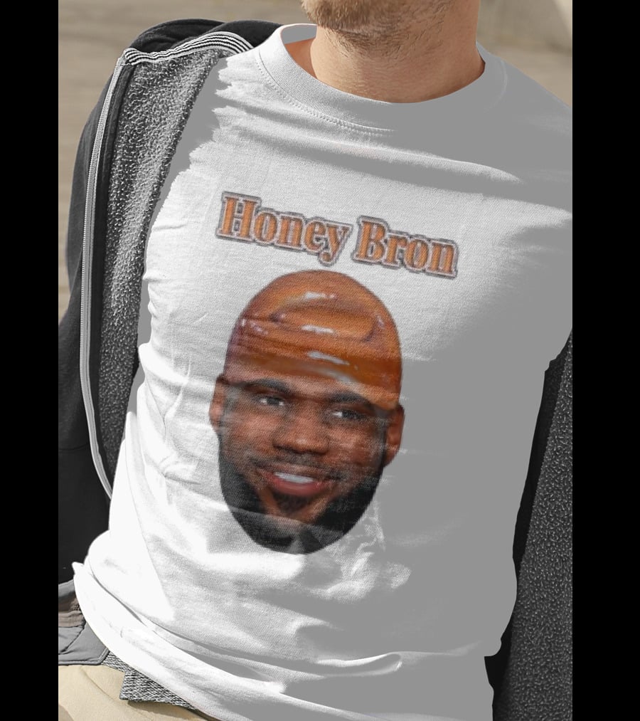 Honey Bron Lebron James Honey Brown Face T-Shirt