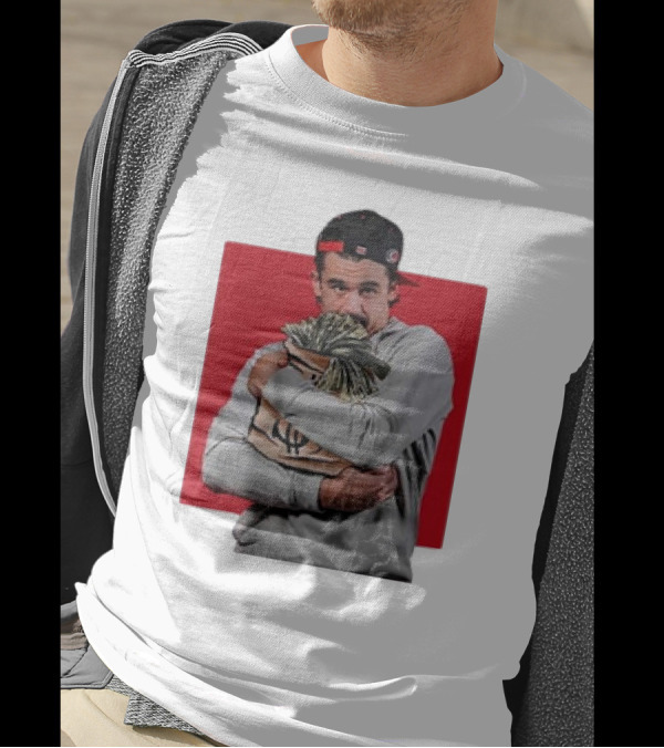 Seth Jarvis $eth Jarvi$ BreakingT Money Bag Hug T-Shirt