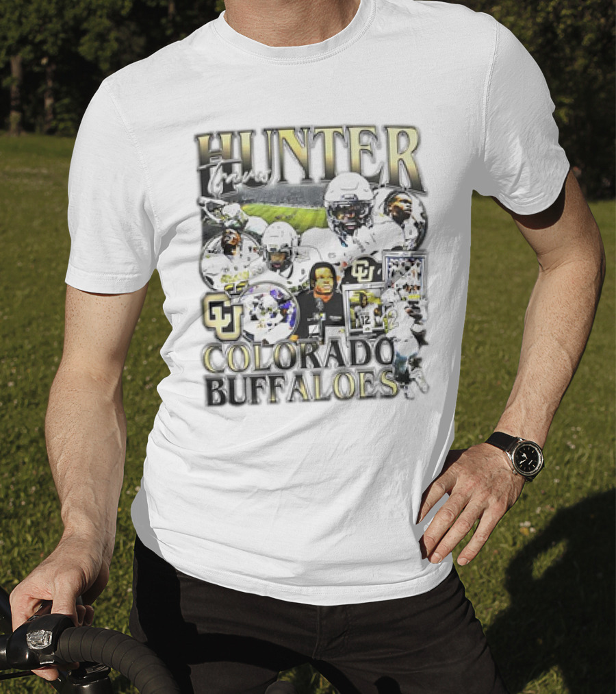 Hunter Travis #12 Colorado Buffaloes Football T-Shirt
