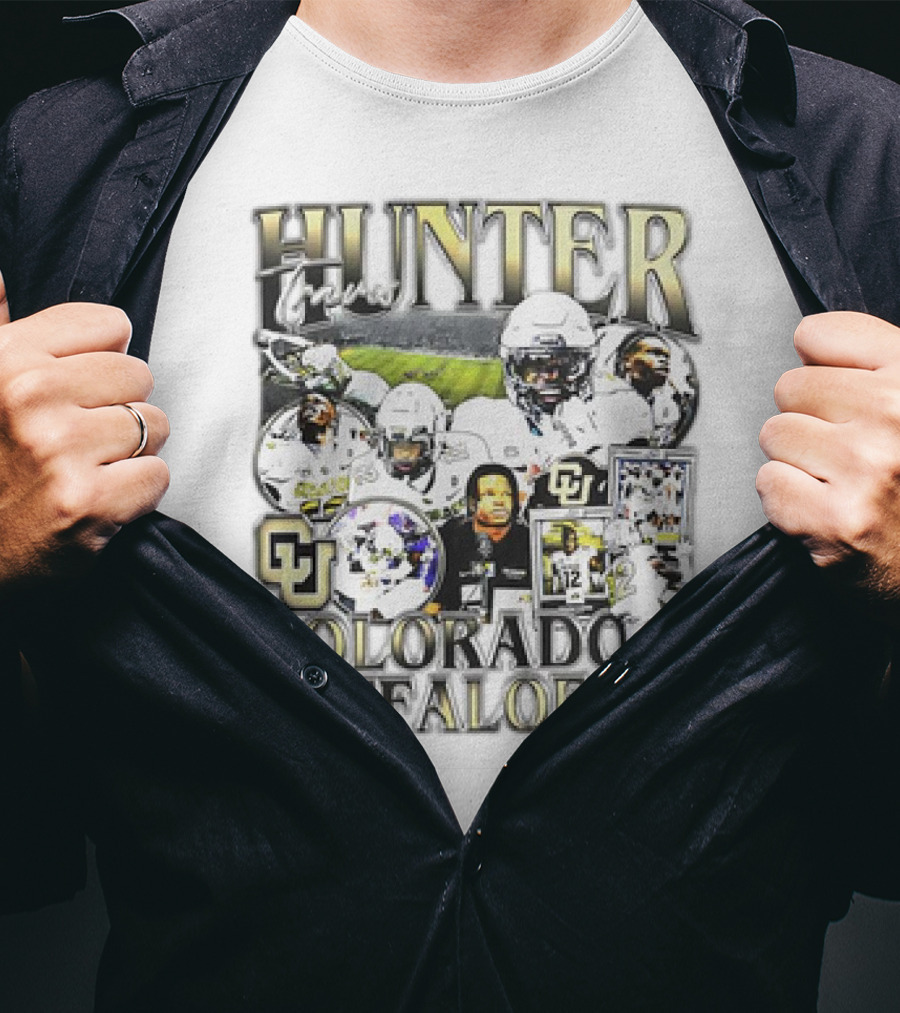 Hunter Travis #12 Colorado Buffaloes Football T-Shirt