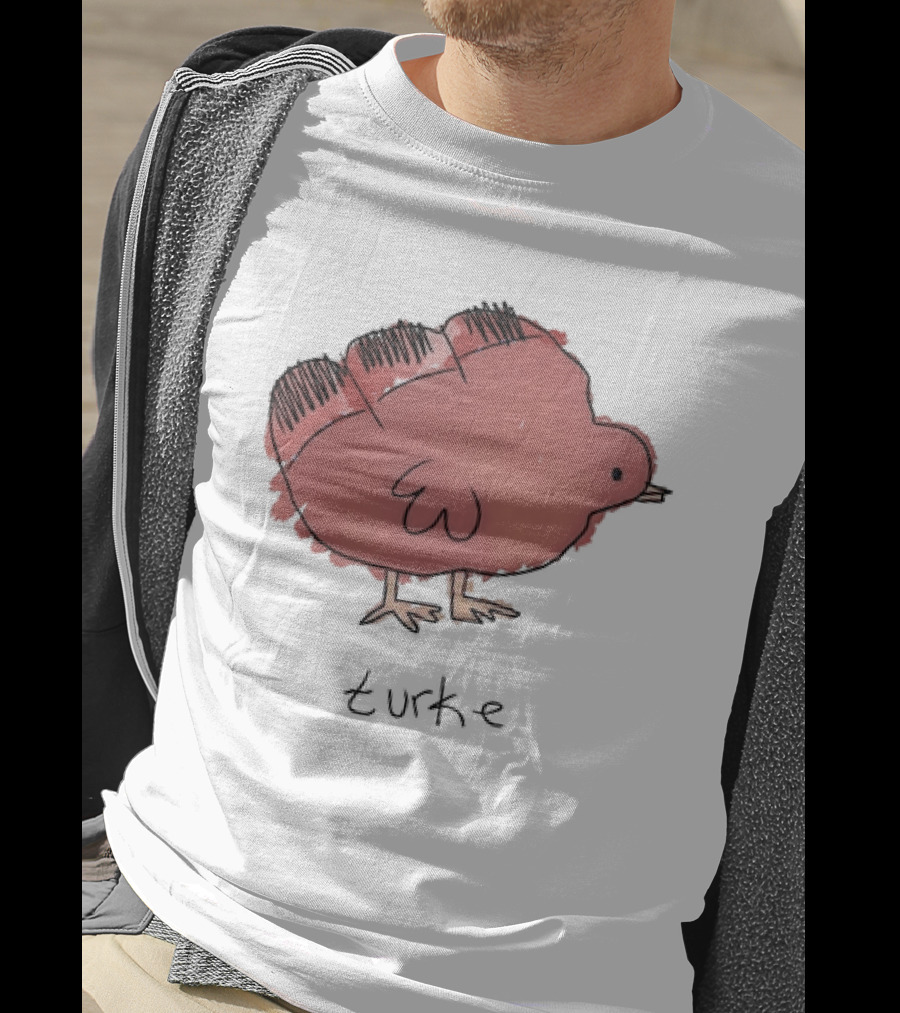 Turke Turkey Thanksgiving Turkey Drawing T-Shirt