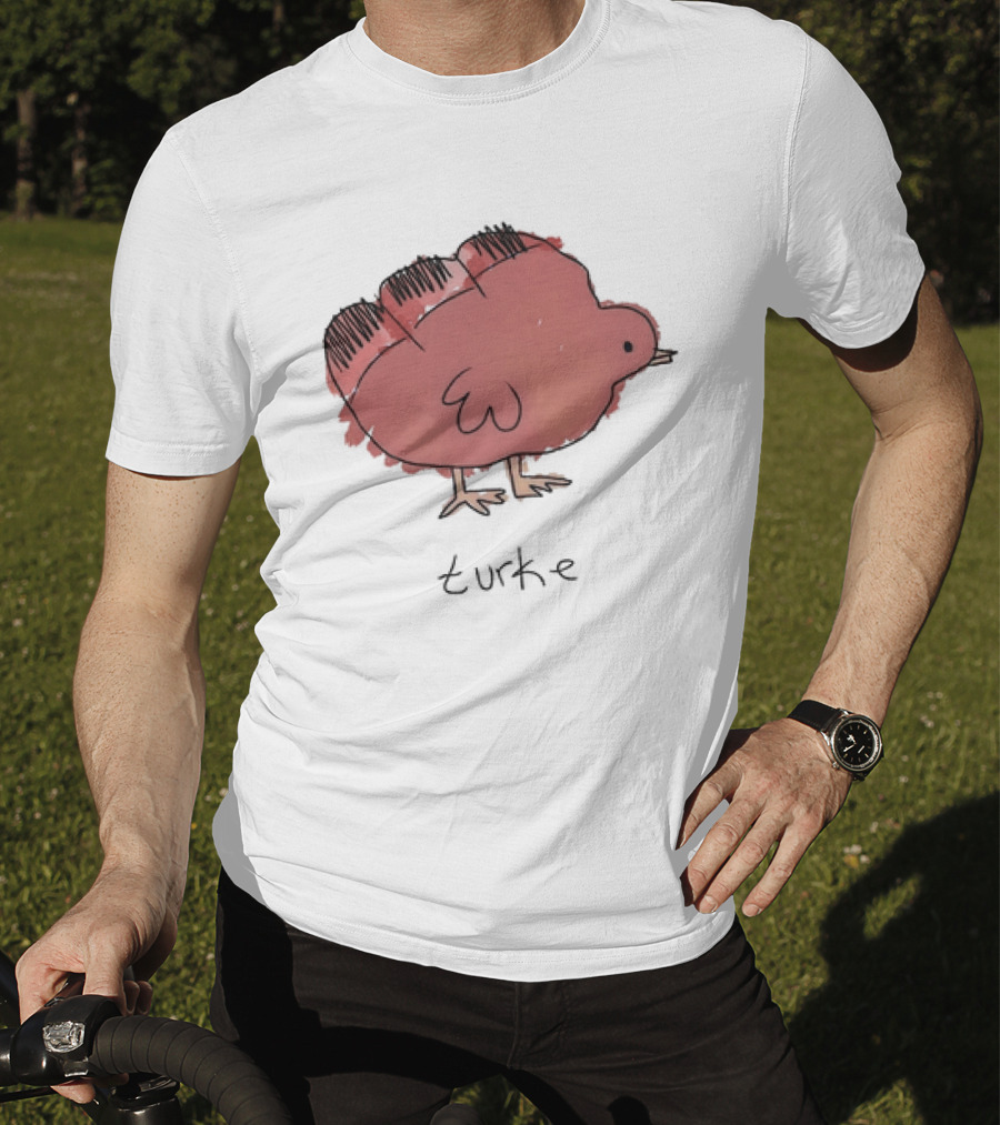Turke Turkey Thanksgiving Turkey Drawing T-Shirt