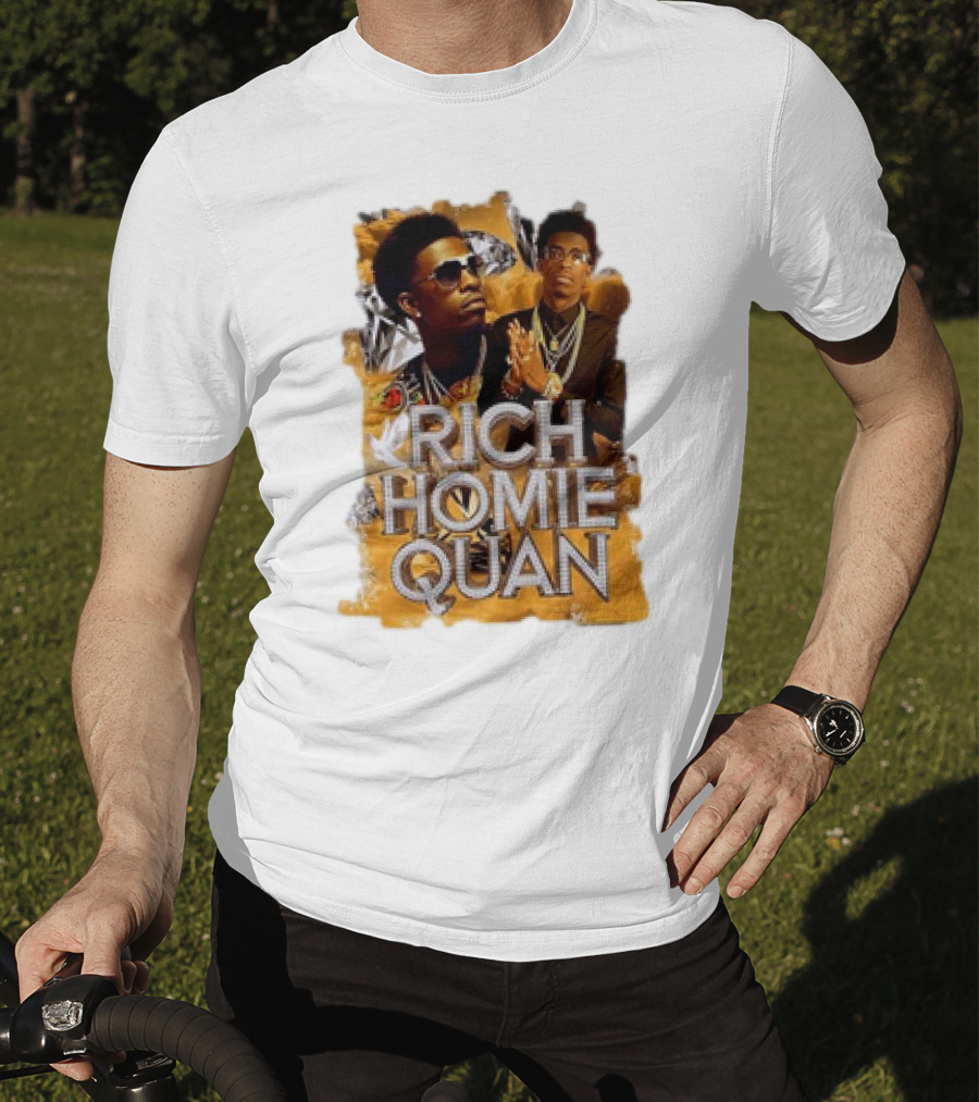 Rich Homie Quan Vintage Style Graphic Collage T-Shirt