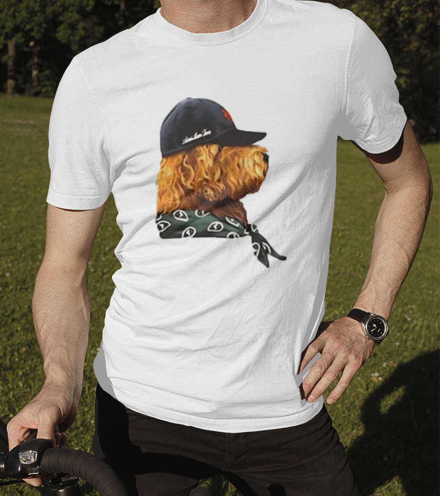 Aime Leon Dore Buddy Dog Wearing Cap And Scarf T-Shirt