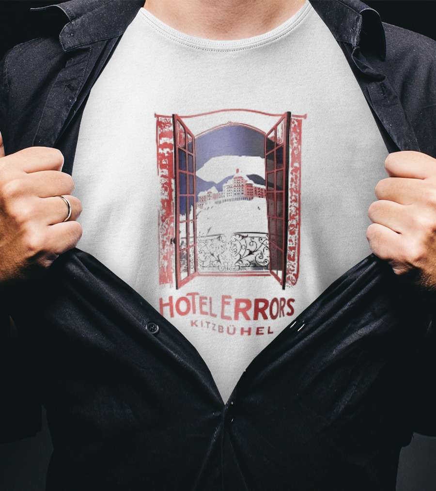 Hotel Errors Kitzbühel Mountain View Vintage Window T-Shirt