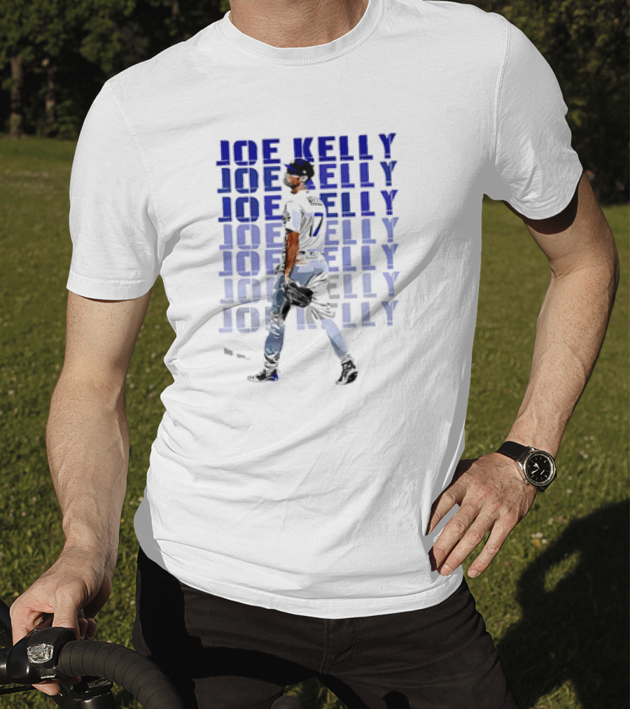 Joe Kelly Los Angeles Dodgers Baseball Player No. 17 T-Shirt