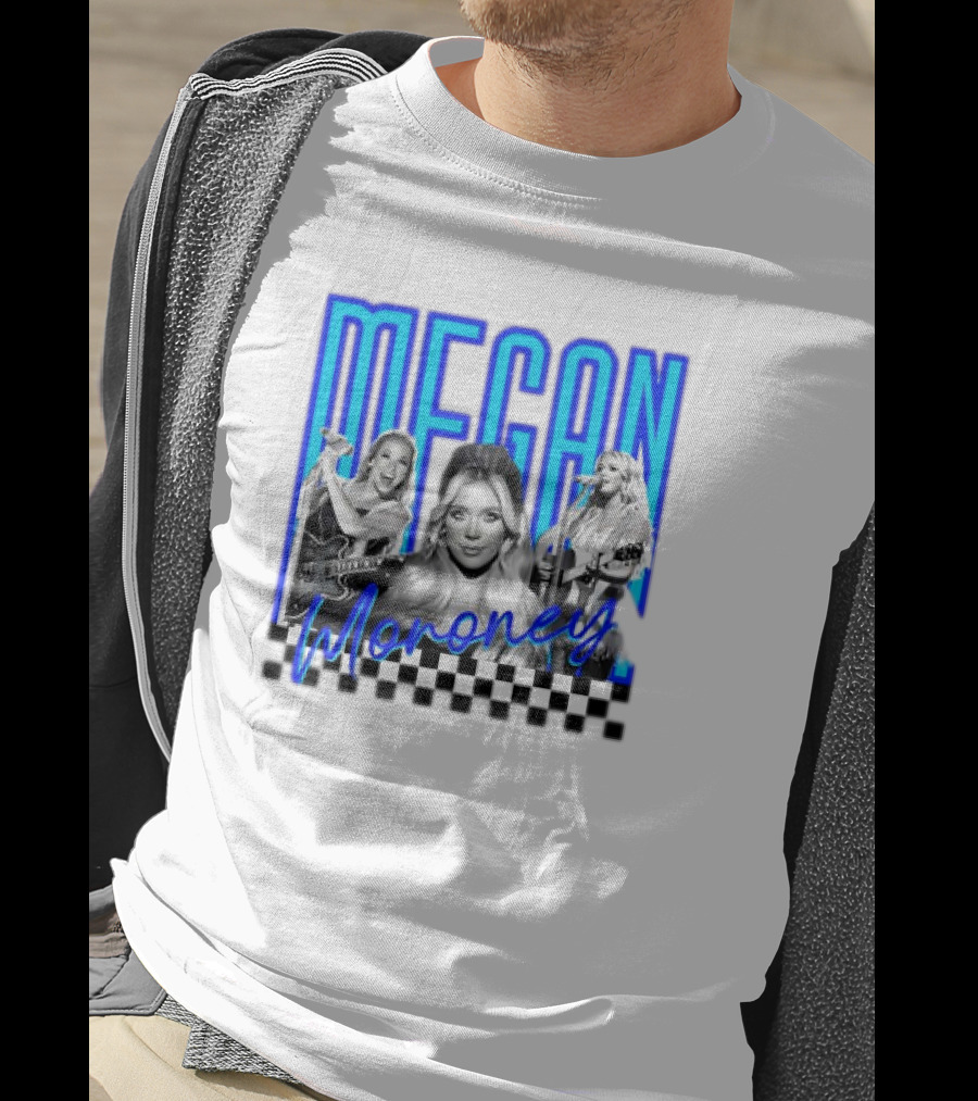 Megan Moroney Country Music Retro Checkered T-Shirt